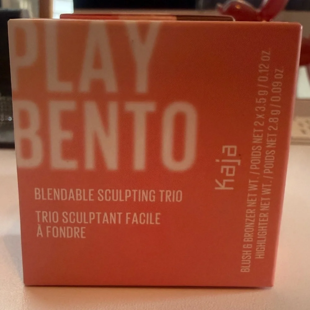 Kaja Beauty Bento Blendable Sculpting Trio Blush Highlighter Bronzer Cloud Latte